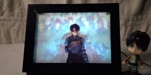 LED Art Frame Night Light Table Lamp Bingkai Glow