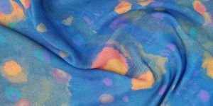 Abstract Spring Printed Fabric