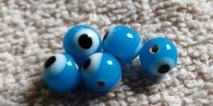 Ocean Blue Evil Eye Beads