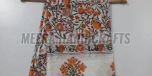 HAND BLOCK PRINTED COTTON STOLE
