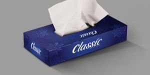 50 GSM Classic Plain Facial Tissue Paper
