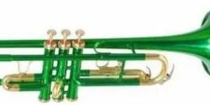 Professional Magic Green-Gold Trumpet