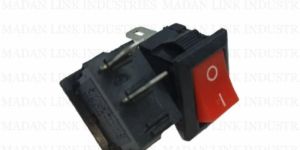 Rocker Switch 2 Pin on off Red