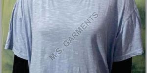 Ladies Cotton Slub T Shirt