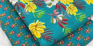 Cotton Kantha Printed Dress Material
