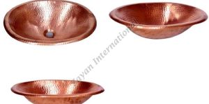 Round Copper Kitchen Sink