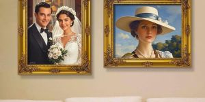 Photo Album Wooden Cover