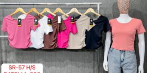 women sr rib tunic top