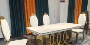 Designer Marble Dining Table Set