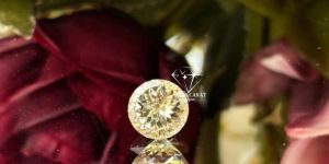 Portuguese Cut Light Yellow Color Loose Diamond