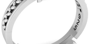 925 Silver Zircon Leaf Studded Grace Ring