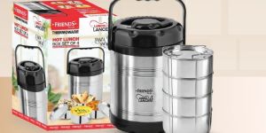 4 Set of Hot Stainless Steel Lunch Box