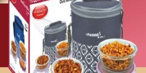 Duro Glass Mate 3 Round Bowl Lunch Box