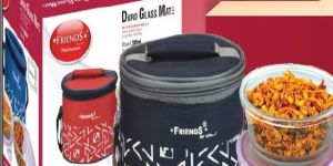 Duro Glass Mate 2 Round Bowl Lunch Box