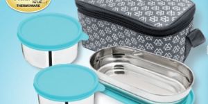 Shalby Max Double Decker Stainless Steel Lunch Box