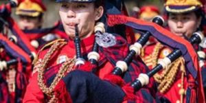 Red Army Bag Pipe Band Uniform