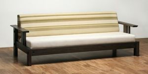 Three Seater Wooden Sofa