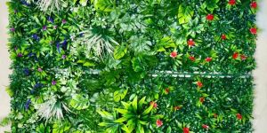 Plastic Artificial Vertical Wall Panels