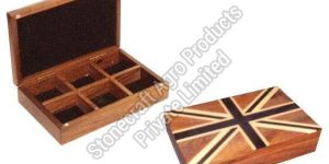 6 Compartment Wood Dry Fruit Box