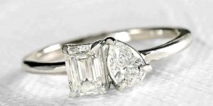 2.5 Carat White Gold Women Diamond Ring