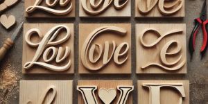 Brown Wooden Alphabets