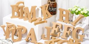 customized wooden alphabets