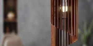 customized wooden lamp