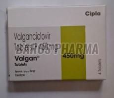 Valgan 450mg Tablet