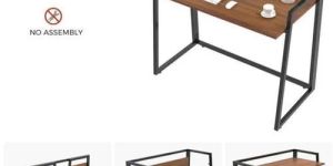 Back Support Folding Computer Table