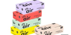 Rainbow Air Facial Tissue