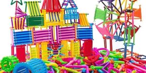 Straw Educational Plastic Building Blocks Set
