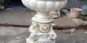 3 Feet White Fiber Flower Pot