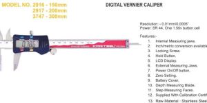 Stainless Steel Kristeel Digital Vernier Caliper, For Industrial