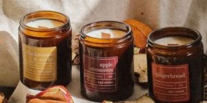 Decorative Jar Scented Wax Candle