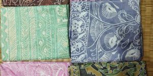 Ladies Handcrafted Batik Silk Saree