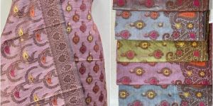 Cotton Resham Meena Handloom 3-piece Churidar Suit