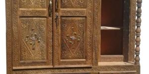 Sheesham Wooden Handcarved Wardrobe