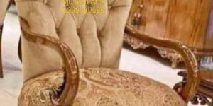 Solid Teak Wooden Handcarved Royal Sofa Chair