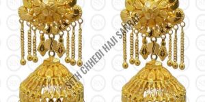 EJ22 Gold Jhumka