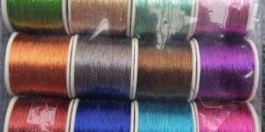 multi colour cotton jari thread