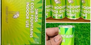 green leaf cold pyro fireworks