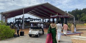 White Aluminium German Events Tents