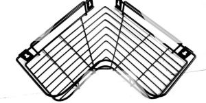 12x12 Inch Mild Steel Bathroom Corner Shelf
