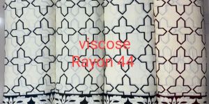 44 Inch Viscose Rayon Discharge Kurti Fabric