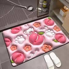 Multicolor 3D Bathroom Mat