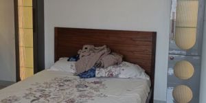 Fancy Wooden Single Bed