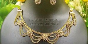 Brass Traditional Artificial Necklace Set