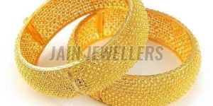 Antique Finish Gold Bangles