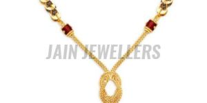 Design Minimalist Gold Mangalsutra