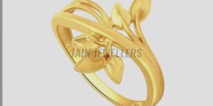 Ladies Antique Finish Gold Ring